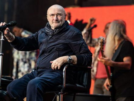 Monica was bij Phil Collins