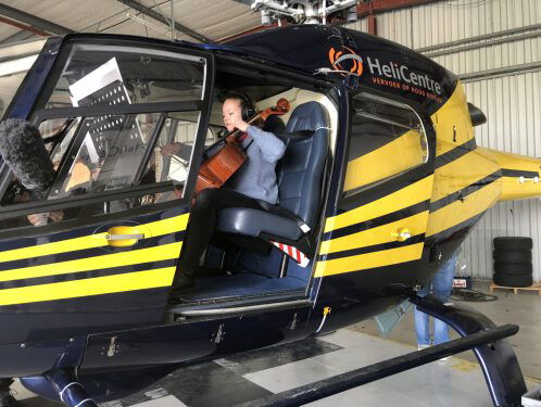 Opera 'Aus Licht' vanuit vier helikopters