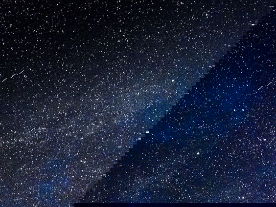 Kees is 's nachts wakker om naar de sterren te kijken