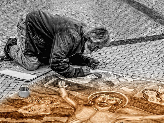 Aan het einde van Witte donderdag