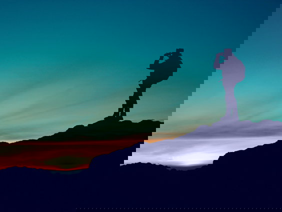 Wandelen in het licht