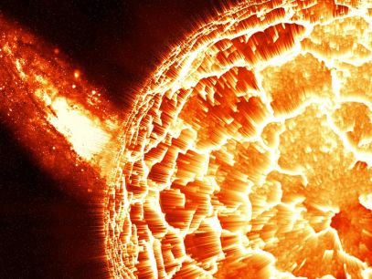 Het sneeuwt in de aarde