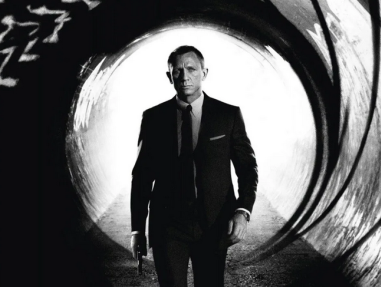James Bond minder zwart-wit