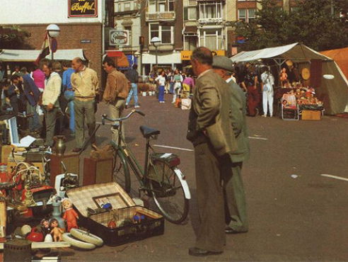 Tweedehandskleding is populair in 1972