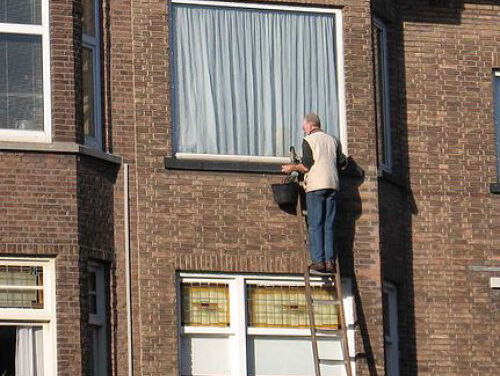 Wat Een Vak: Glazenwasser