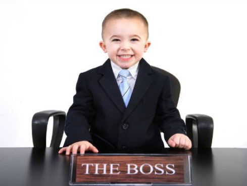 Kinderen zijn vandaag de baas