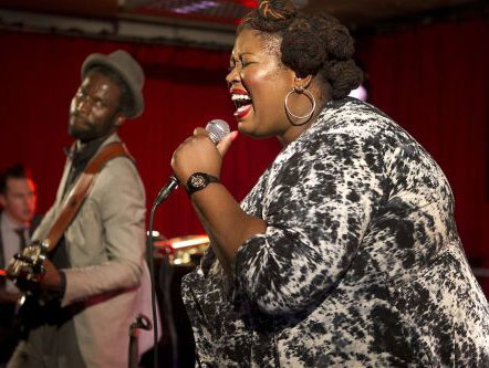 Shirma Rouse over Aretha Franklin