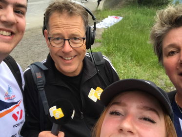 Bert is onderweg op Alpe d'huZes