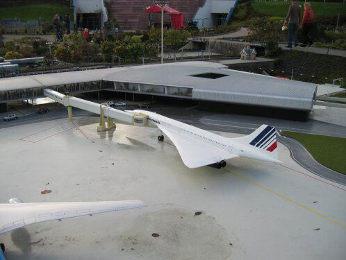 De Concorde is nieuw in Madurodam in 1976