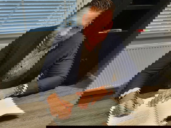 Giorgio was dakloos maar is nu eigen baas!