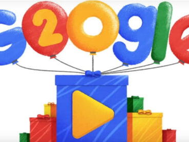 HAPPY B-DAY GOOGLE, 20 JAAR! ALS TRAKTATIE 5 LEUKE FEITJES.
