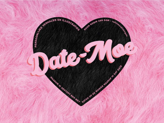 Robin is date-moe en deelt haar verhalen in een boek