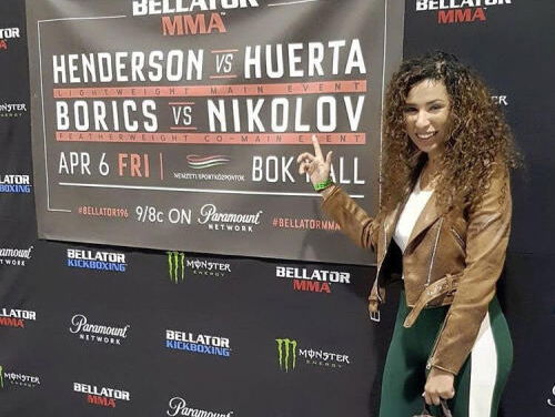 Ouassima was bij tweede MMA-gevecht van Denise Kielholtz