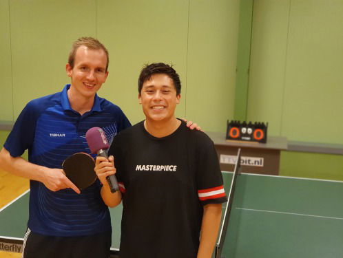 Reporter Marvin geeft een tafeltennistraining?!