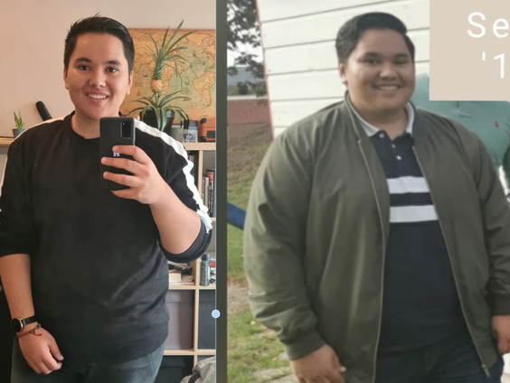 Aaron over zijn road to being fit en 30 kilo afvallen