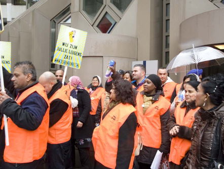 Steeds meer stakingen in Nederland