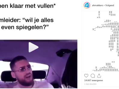 Erjan (16) maakt memes over de struggles van vakkenvullers
