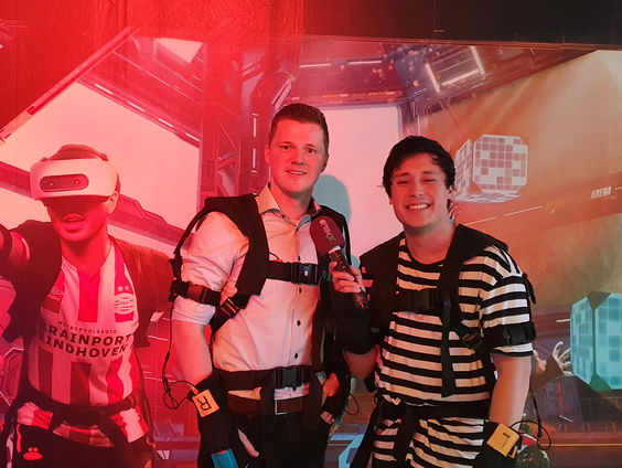 Reporter Marvin checkte een full body VR game!