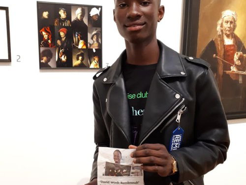 Kunstwerk van David (15) hangt in het Rijksmuseum!