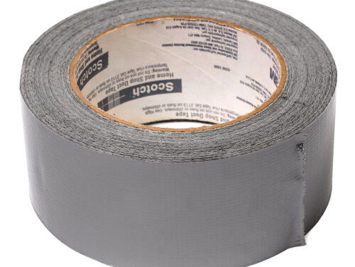 Soms is ducttape de oplossing voor alles!