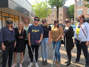 Reporter Marvin was blind voor 1 dag