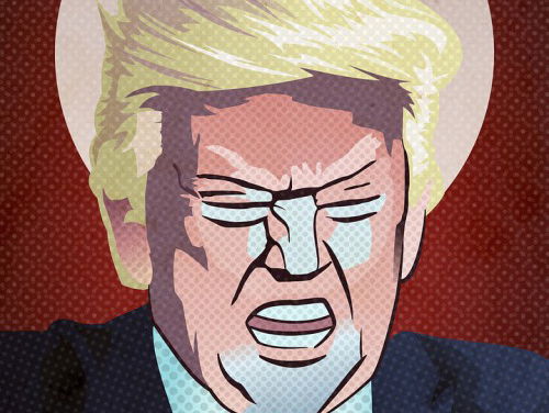 Trump heeft een zwaar weekend achter de rug!