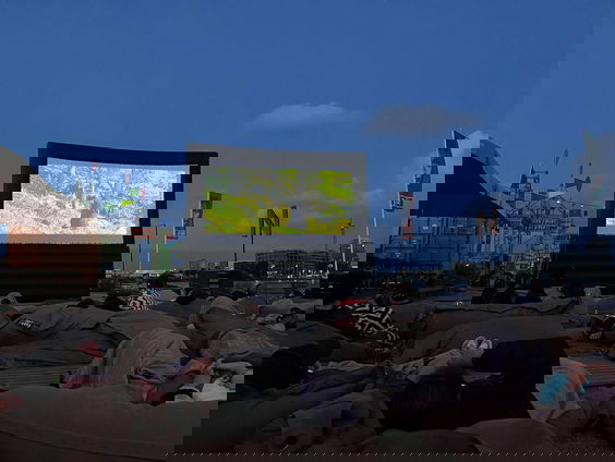 Dit is Films With a View bij Pllek in Noord!