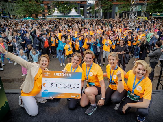 Ren mee tijdens de LoveLife Run in Amsterdam voor Kankeronderzoek!