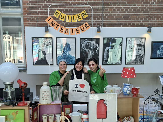 Ruilen, repareren, relaxen: duurzaamheid in De Hallen