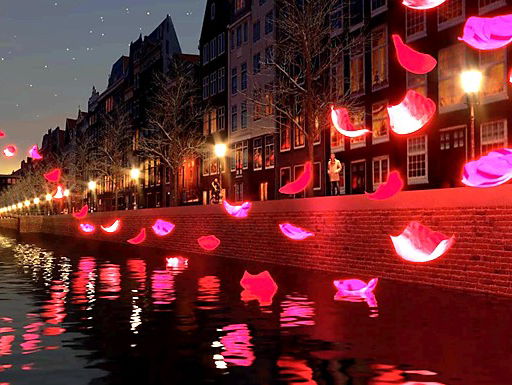 Amsterdamse grachten vormen decor voor Light Festival