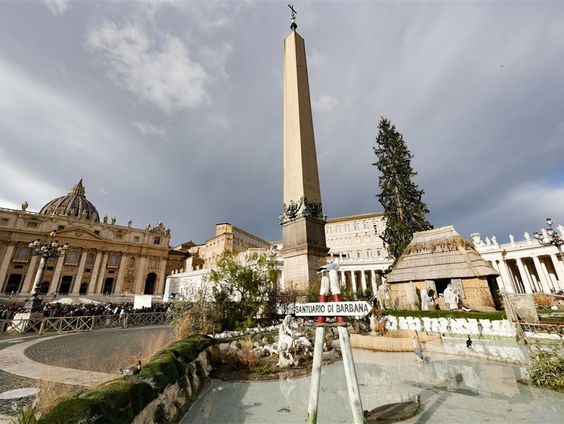 Rome is klaar voor de kerstboodschap van de Paus