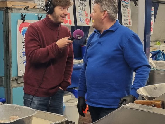 Stembus: Op de Markt op de Brink in Deventer