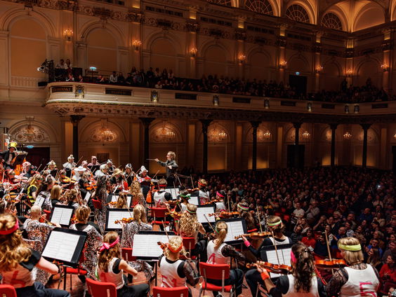Studenten pauzeren studie voor concertreeks