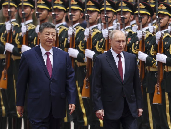 Poetin op bezoek bij Xi Jinping