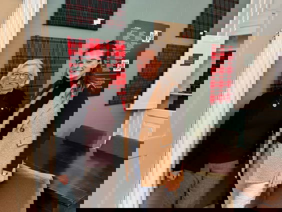 Het Schotland-gevoel in Borne tussen de tartans en de kilts.