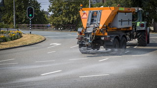 Zout strooien tijdens een hittegolf? Het gebeurt!