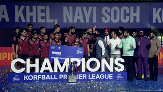 Kees Vlietstra promoot korfbal in India