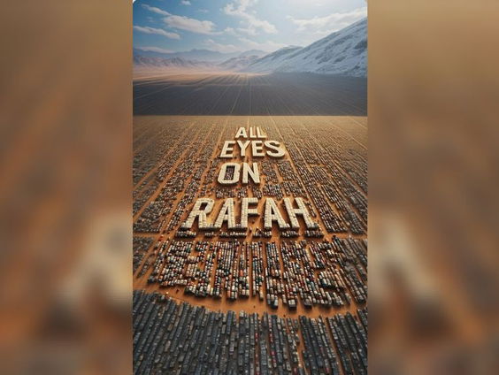 De kracht van door computer gemaakt beeld 'All Eyes on Rafah'