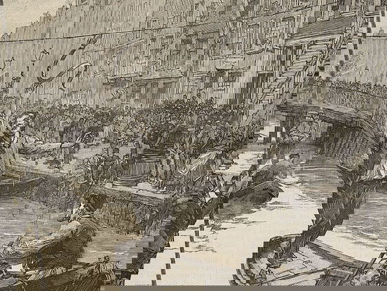 Het palingoproer in de Jordaan ging er in 1886 heftig aan toe