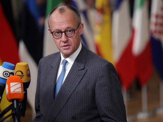 Merz als Europees leider