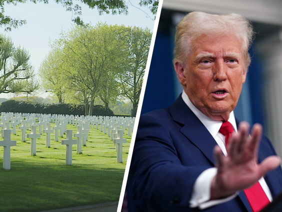 Amerikaanse president Donald Trump niet welkom op begraafplaats Margraten