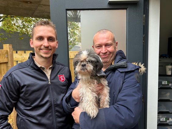 Huisdier en baasje worden samen opgevangen in daklozenopvang in Rotterdam