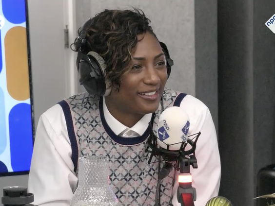 Edsilia Rombley op De Perstribune