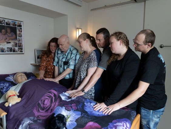 Tentoonstelling van afscheidsfoto’s