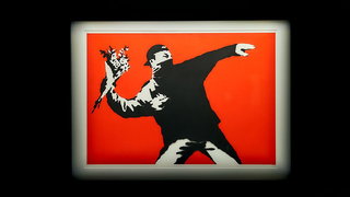 Banksy-kunst in de Jaarsbeurs