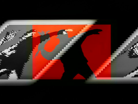 Banksy-kunst in de Jaarsbeurs