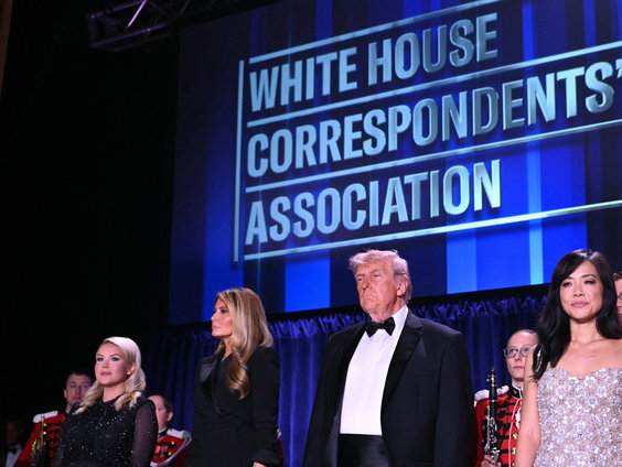 Eerste Correspondents' Dinner mét eregast president Trump