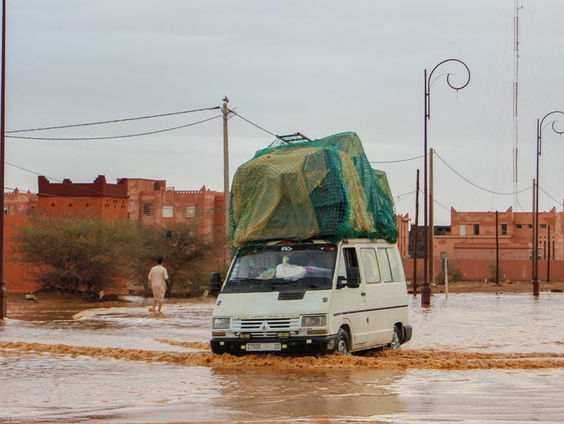 Hevige regenval veroorzaakt dodelijke overstromingen in Zuid-Marokko