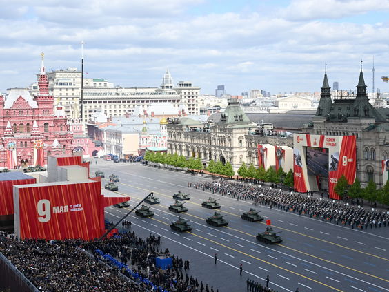 Drones aanwezig op Russische 'bevrijdingsdag'