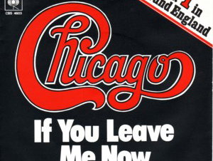 Gouden jubileum voor If you leave me now van Chicago